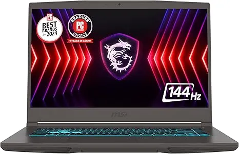 MSI Thin 15 15.6” 144Hz FHD Gaming Laptop